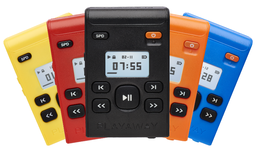 PlayAway stand-alone digital audio player